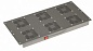 R5VSIT8009FTB | Потолочный модуль 9 вентиляторов с термостатом для крыши 800 RAL9005